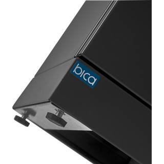 Bica 228 affaldsbeholder 100 liter med top indkast sort - OUTLET