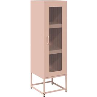 skab 36x39x123 cm koldvalset stål lyserød