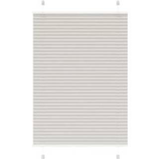 Plisségardin Lysegrå 95x100 cm Stofbredde 94,4 cm Polyester