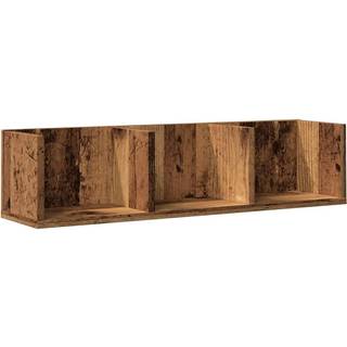 cd-reol 75x18x18 cm konstrueret træ antikt træ
