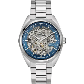 Bulova 96A292 Surveyor Automatic Skeleton Bracelet Watch - W09312