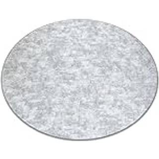 TÆPPER hjul POZZOLANA sølv cirkel 133 cm