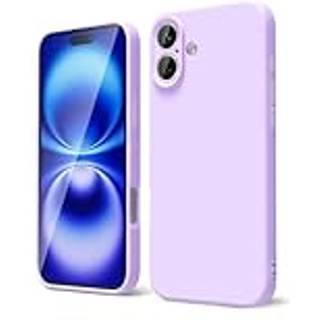 Oakxco til iPhone 16 Telefonkasse flydende silikone tynd slank blød gummi gel tpu almindelig beskyttende enkel dæk