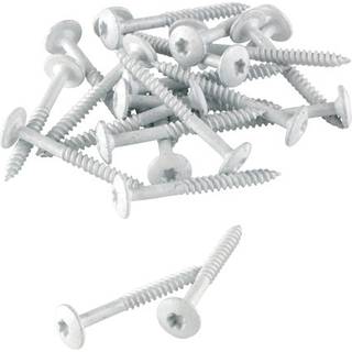 Skruer træbeton hvid 4,5 x 45 mm 100 stk. - Køb på webshop