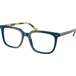 Polo Ralph Lauren Mand PH2284 5465 Optiske stel Acetat Blå Transparent Firkantet Normal