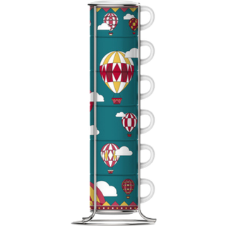 Bialetti Espressokopper 8 cl Inkl. Stand 6 stk Karrusel & Heste Winter Wonderland Limited Edition
