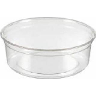 Bæger Deli 200 ml 8 oz Klar, 500 stk Ø117x36 mm Rund RPET