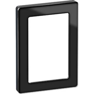 LK FUGA Pure 66 Design ramme 1½ modul, sort glas