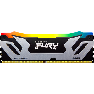 Kingston FURY Renegade RGB DDR5-8400 - 24GB - CUDIMM til Intel - CL40 - Single Channel (1 pcs) - Intel XMP - Sort med RGB