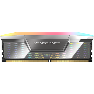 Corsair Vengeance RGB DDR5-8200 - 48GB - CUDIMM til Intel - CL40 - Dual Channel (2 pcs) - Intel XMP - Sølv med RGB