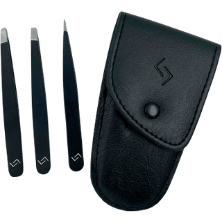 Njord Eyebrow Tweezer Set Black
