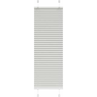 Plisségardin Stofbredde 54,4 Cm Polyester Lysegrå - 50 x 150 cm