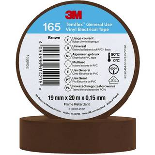 3M TemflexTM el vinyltape 165 brun 19 mm x 20 m
