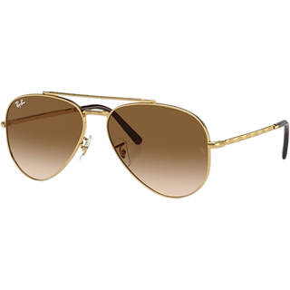 Ray - Ban Unisex RB3625 NEW AVIATOR 001/51 Solbriller Metal Guld Brun Pilot Normal Skygge