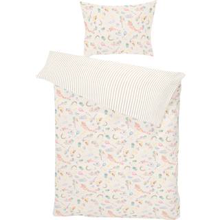 All By Voss Junior sengetøj, Unicorn Rose/Beige 100x140 cm