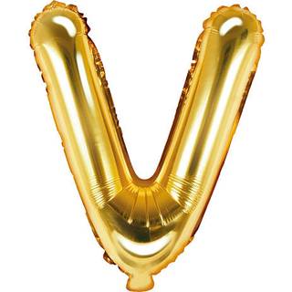 Folieballon "V" 33 cm - flere varianter - assorteret (På lager i butik)