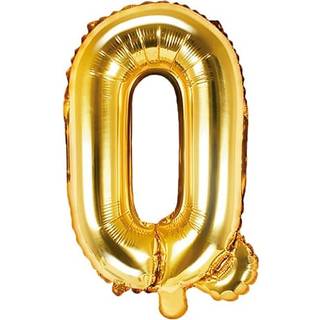 Folieballon "Q" 33 cm - flere varianter - assorteret (På lager i butik)