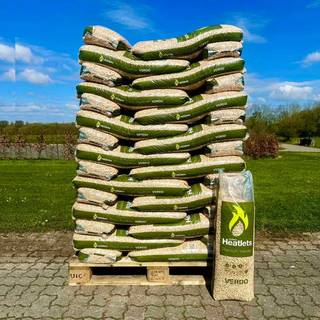 Heatlets Premium træpiller 6mm, 15kg, 900kg.