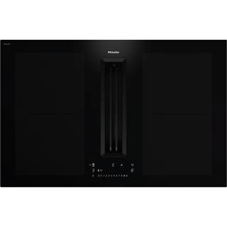 Miele 7676 FL-A BlackPerfection Induktionskogeplade med indbygget emhætte