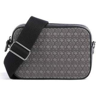 Coccinelle Tebe Monogram Crossover taske grå/sort