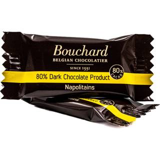 Bouchard chokolade - Mørk 80% - 5g - 1 kg i box.