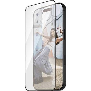 SAFE. by PanzerGlass Screen Protection w. Black Frame iPhone 16 Plus | 15 Plus | Ultra-Wide Fit