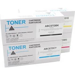 Kompatibelt sæt 4x toner til HP 655A til LaserJet Enterprise M652 M652dn M652n M653 M653dn M653x MFP