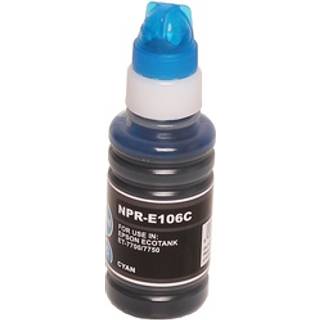 Kompatibel refill-blækflaske til Epson 106 Cyan til EcoTank ET7700 ET7750 fra ABC