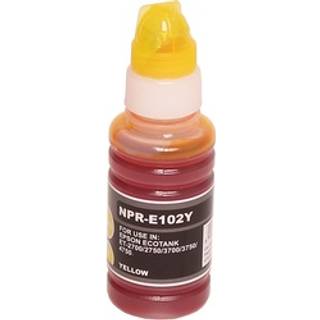 Kompatibel refill-blækflaske til Epson 102 gul til Ecotank ET2700 ET2750 ET2751 ET2756 ET3700 ET3750