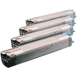 Kompatibelt sæt 4x toner til Oki MC860 MC860DN MC860CDTN MC860CDXN CX2633 MC 860 MC 860DN MC 860CDTN
