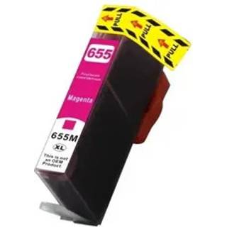 Kompatibel printerpatron til HP 655 XL Magenta Deskjet Ink Advantage 3525 4615 4625 5525 6520 6525 f