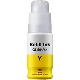Kompatibel refill-blækflaske til Canon GI-50 Y Yellow Pixma G5050 G5055 G6050 G6055 G7050 GM2050 GM4