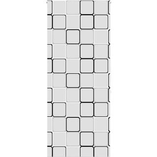 Bruserullegardin Stofbredde 66 Cm Firkantet - uden kassette / 110 x 240 cm