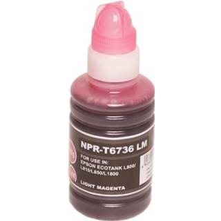 Kompatibel refill-blækflaske til Epson T6736 lys magenta til EcoTank L800 L801 L805 L810 L850 L1800