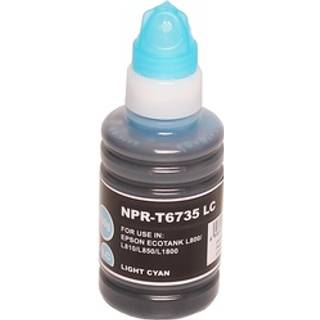 Kompatibel refill-blækflaske til Epson T6735 lys cyan til EcoTank L800 L801 L805 L810 L850 L1800 fra