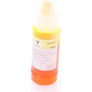 Kompatibel refill-blækflaske til Epson 107 gul til Ecotank ET18100 fra ABC