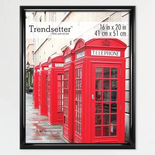 MCS Trendsetter 16x20 Poster Frame Black High-Gloss Vertical & Horizontal Wall Hanging Large Picture Frame til fotosplakater og kunsttryk (1-pack