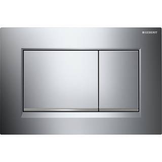 GEBERIT SIGMA30 betjeningsplade, blankforkromet