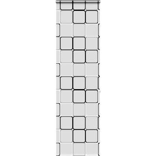 Bruserullegardin Stofbredde 66 Cm Firkantet - med kassette / 60 x 240 cm