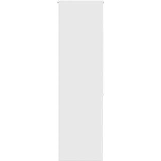 Bruserullegardin Stofbredde 76 Cm Hvid - uden kassette / 70 x 240 cm