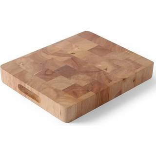 Skærebræt i gummitræ fra Hendi - 530 x 325 x 450 mm.(1/1 GN)