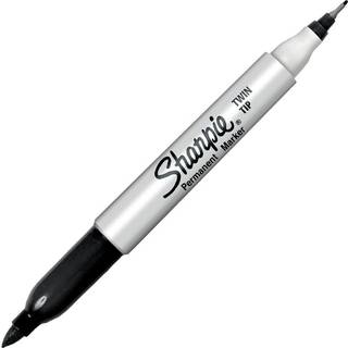 Marker TwinTip EF-F sort, Sharpie S0811100, 12stk