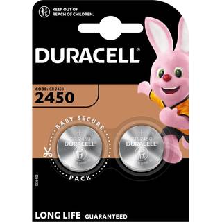 Duracell Mini CR2450 Knapcellebatteri 3V - 2 Stk.