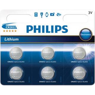Philips Lithium Knapcelle CR2032 (6-PAK)
