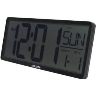 Karlsson Retro LCD bord- og vægur 34,8x14,7x2,7cm grøn