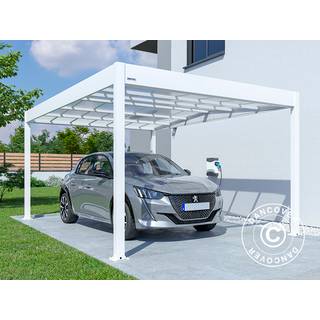 Carport Libeccio, 3,26x5,09x2,34m, Hvid