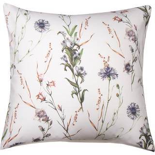 Pudebetræk 60x63 cm - Vendbart design i 100% Bomuldssatin - Corn Flower white - Fra By Night