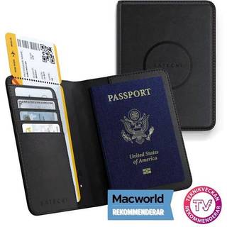 Satechi Vegan-Leather FindAll Passport Cover - Black