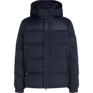 Mix Down Hooded Puffer Jakke, Desert Sky, L