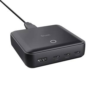 Trust Maxo 100W 4-port USB Desktop Charger - Black